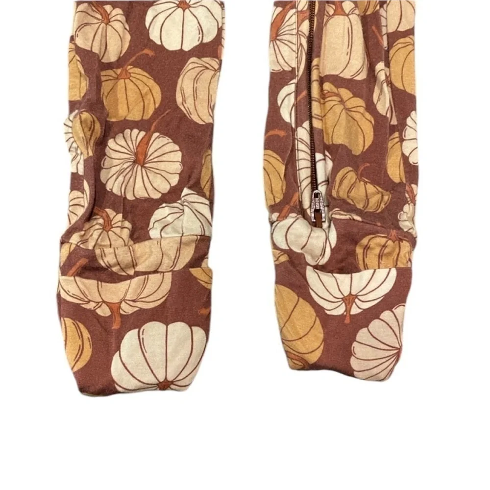 Gigi and Max Salem Pumpkin Footie Convertible Romper - 18-24 months Fall Autumn​